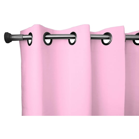 36" Tall Grommet Blackout Solid Poplin 56" Wide Curtain