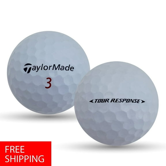 Pre-Owned 36 Taylormade Tour Response White 4A - near Mint - Used Recycled Golf Balls, by Mulligan Golf Balls