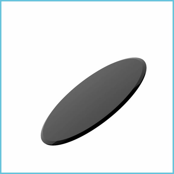 36" Tempered Glass Coffee Table Top with 1/2" Thick Beveled Edge, Easy-Clean & Scratch-Resistant for Living Room