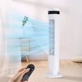 thumbnail image 1 of 36” Tower Fan, Portable Cooling Fan for Bedroom, 5 Speeds, 4 Modes, 64° Oscillation, 12H Timer, Child Lock, Office, Desk, or Table, White, 1 of 9