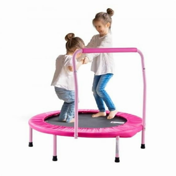 Vevor ETBC36YCYXBCFYJJKV0 36 in. Indoor Outdoor Foldable Mini Toddler Trampoline for Kids
