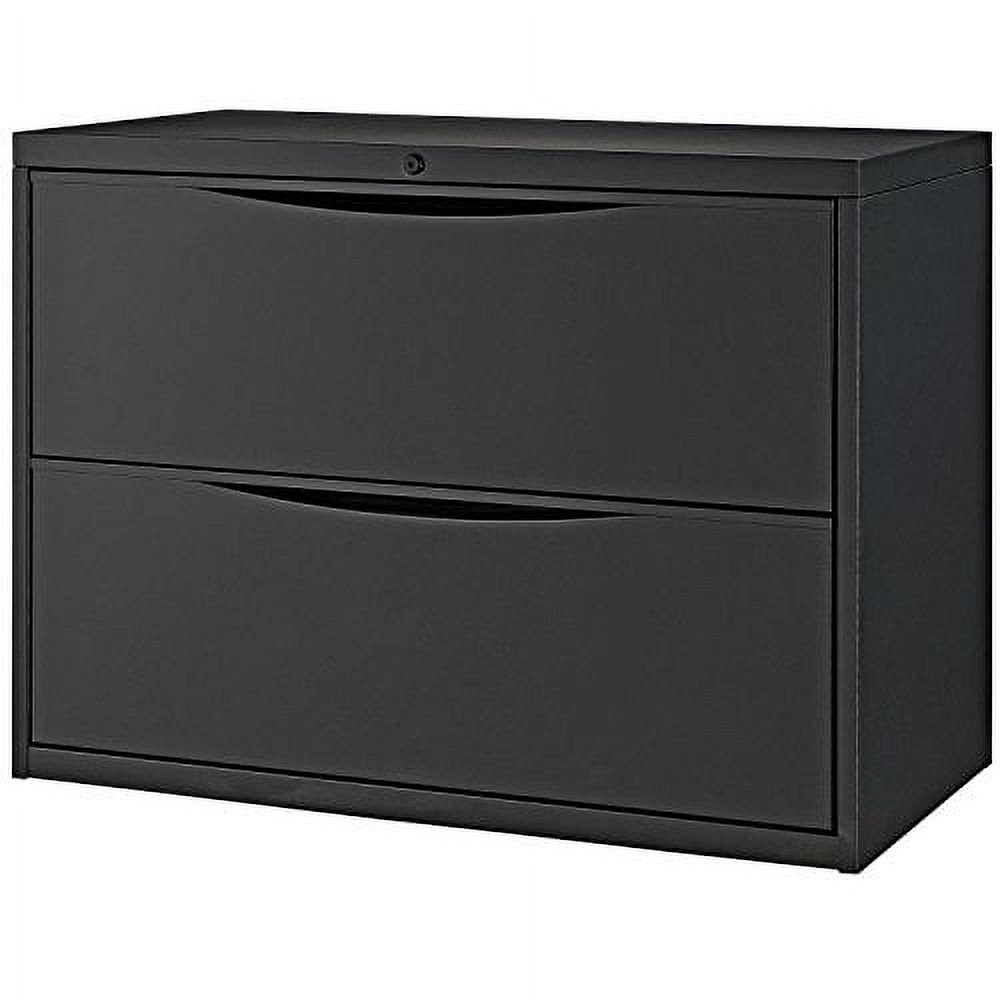 36" W Premium Lateral File Cabinet, 2 Drawer, Black - image 1 of 3