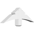 thumbnail image 1 of 36"W x 12"H x 4"D x 4"F, 8/12 Pitch, Alberta Architectural Grade PVC Gable Bracket, 1 of 8