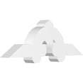 thumbnail image 1 of 36"W x 12"H x 4"D x 4"F, 8/12 Pitch, Ericson Architectural Grade PVC Gable Bracket, 1 of 8