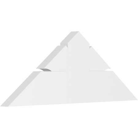 36"W x 13 1/2"H x 2"D x 6"F, 9/12 Pitch, Richland Architectural Grade PVC Gable Bracket