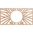 thumbnail image 1 of 36"W x 18"H x 13 3/8"ID x 1/4"T Hoover Wood Fretwork Pierced Ceiling Medallion, Cherry, 1 of 3