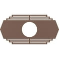 thumbnail image 1 of 36"W x 18"H x 9 1/2"ID x 1"P Chrysler Architectural Grade PVC Pierced Ceiling Medallion, Copper, 1 of 10