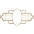 thumbnail image 1 of 36"W x 18"H x 9 7/8"IW x 17"IH x 1/4"T Elizabeth Wood Fretwork Pierced Ceiling Medallion, Alder, 1 of 3
