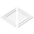 thumbnail image 1 of 36"W x 24"H x 1"ID x 12 3/4"C x 1"P Diamond Architectural Grade PVC Contemporary Ceiling Medallion, Two Piece, 1 of 11