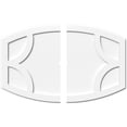 thumbnail image 1 of 36"W x 24"H x 1"ID x 19 1/2"C x 1"P Kailey Architectural Grade PVC Contemporary Ceiling Medallion, Two Piece, 1 of 11
