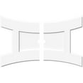 thumbnail image 1 of 36"W x 24"H x 2"ID x 7 3/4"C x 1"P Haven Architectural Grade PVC Contemporary Ceiling Medallion, Two Piece, 1 of 11