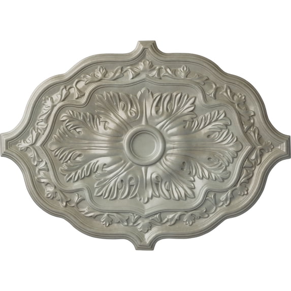 36"W x 26"H x 1 1/2"P Pesaro Ceiling Medallion Flash Gold Finished