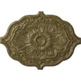 thumbnail image 1 of 36"W x 26"H x 1 1/2"P Pesaro Ceiling Medallion, Hand-Painted Mississippi Mud Crackle, 1 of 4