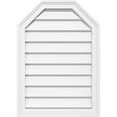 thumbnail image 1 of 36"W x 30"H Octagonal Top Surface Mount PVC Gable Vent: Non-Functional, w/ 2"W x 1-1/2"P Brickmould Frame, 1 of 13