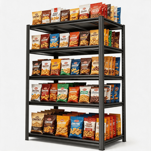 36"W x 72"H Metal Garage Shelving Unit,5 - Tier Adjustable Large Storage Shelves,3000LBS for Office,Basement,Warehouse,Kitchen,Pantry Industrial Steel Shelving,Ideal for Tool Organization