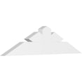 thumbnail image 1 of 36"W x 9"H x 2"D x 4"F, 6/12 Pitch, Saratoga Architectural Grade PVC Gable Bracket, 1 of 9