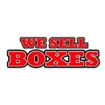 thumbnail image 1 of 36" WE SELL BOXES DECAL sticker sale box boxes saling packing package packaging ship shipping, 1 of 1