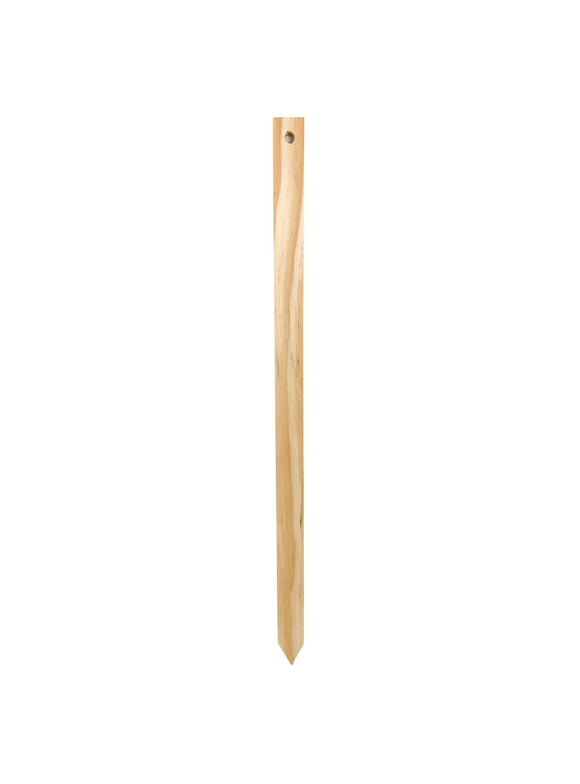 36" WOOD SIGN STAKE, Used for Hanging Sign or Marking off Areas of Use or Garden, Natural Color, 1 Piece