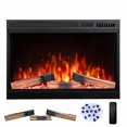 thumbnail image 1 of 36" Wall Mount Electric Fireplace,Adjustable Flame Colors & Temperature,Remote Control,Timer,750W/1500W, 1 of 6