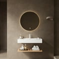 thumbnail image 1 of 36" Wall - Mounted Bathroom Vanity | Functional Design for Bathroom Storage | Acrylic Basin with Waterproof Edges | Prevents Water Flow and Installs Smoothly, 1 of 2