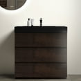 thumbnail image 1 of 36" Walnut Bathroom Vanity With Sink - Modern, Spacious, And Stylish 36", Smooth Operation, 1 of 3