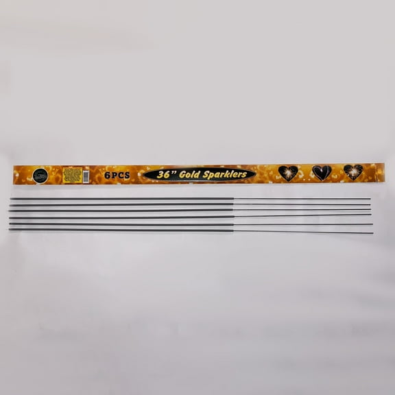 Wild Wolf Fireworks 36-Inch Wedding Sparklers, Pack of 48