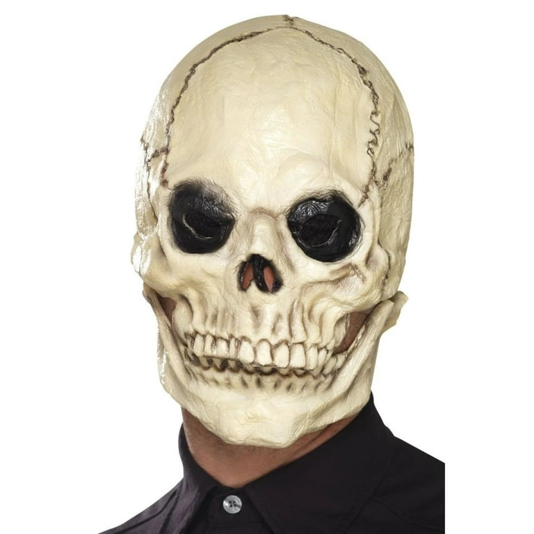 Skull Overhead Mask Adult White Skull Overhead Mask Adult White