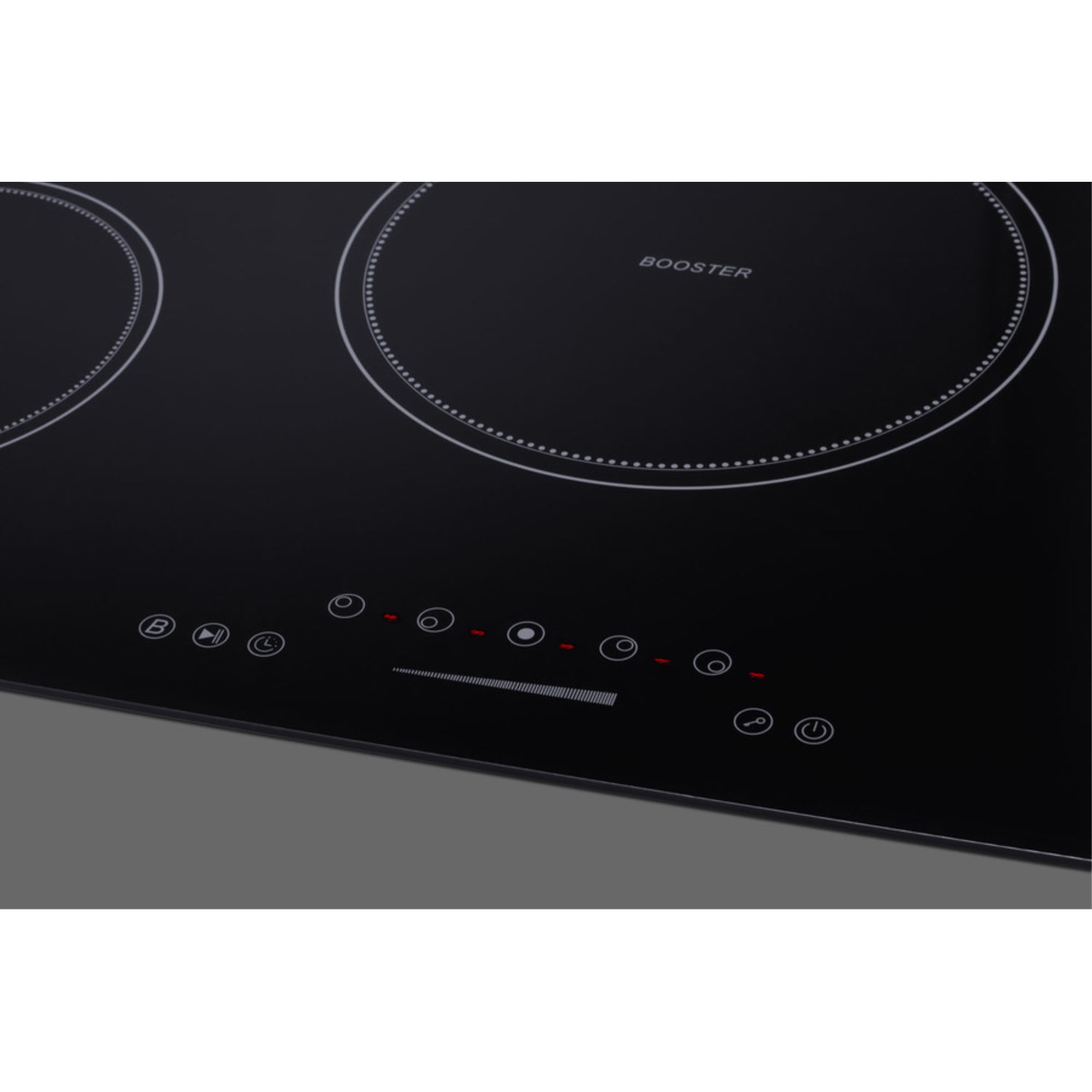 Summit 36" Black Ceramic Glass 5-Burner Induction Cooktop