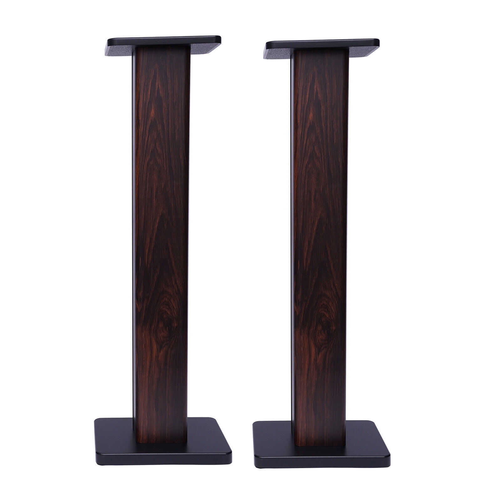 36" Wood Speaker Stands, For Surround Sound Home Theater HiFi Speaker
