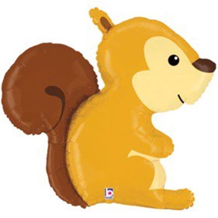 36" Woodland Squirrel Foil Balloon
