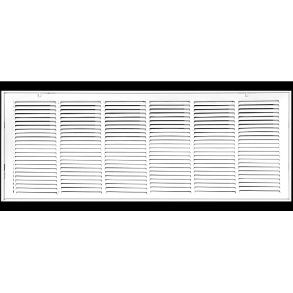 36" X 12" Steel Return Air Filter Grille for 1" Filter Removable Face/Door