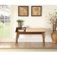 thumbnail image 1 of 36" X 16" X 20" Beige Fabric Bench W/Storage, 1 of 2