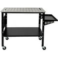 thumbnail image 1 of 36" X 24" Welding Table - 1200 lbs Load Capacity Mobile Steel Welding Workstation with Wheels, 1 of 8