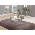 thumbnail image 1 of 36" X 36" X 18" Chrome And Mirrored Coffee Table, 1 of 2