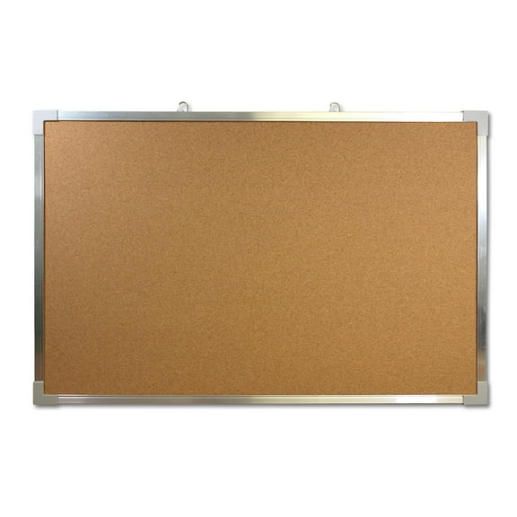 36" X 48" Aluminum Framed Cork Bulletin Board For Classroom And Office