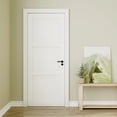 thumbnail image 1 of 36" X 80" 80'' Paneled Solid Wood Primed Standard Door White Interior Pantry Door Slab, 1 of 7