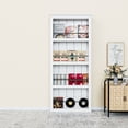thumbnail image 1 of 36" X 84" 𝑮𝒉𝒐𝒔𝒕 𝑫𝒐𝒐𝒓 Bookshelf-Style Hidden Door with Concealed Sliding Track Hardware Kit for Opening, 1 of 8