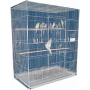 36" X-Large Flight Bird Breeding Breeder Cage With 3/8-inch Bar Spacing for Small Size Parakeet Lovebird Canary Aviary Budgie Finches