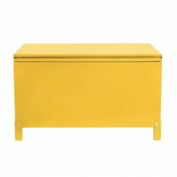 36" Yellow Truck Tool Box, Heavy Duty Metal Storage Organizer with Locking Tongue, Weather-Resistant Seal, Safe Hinge for Truck Pickup RV Garage