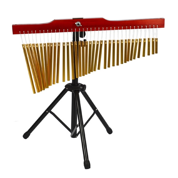 36 bar chimes 36 36 Bells Barchime Portable Single Row Bar Wind Chime Musical Percussion Instrument with Tripod and Percussion Stick