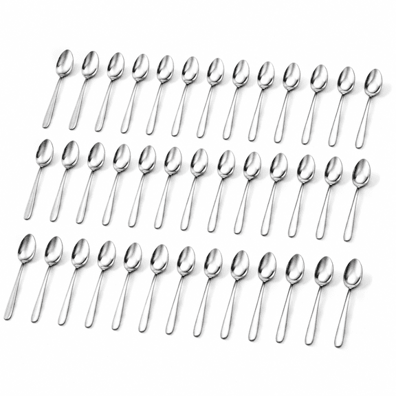 36-dinner Spoons Set (7.4 Inch) Ware Stainless Steel Spoon Mirror Polished Tablespoon For Home Kitchen Restaurant Dishwasher Safe