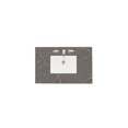 thumbnail image 1 of 36 in. 3 cm Parisien Blue Quartz Single Bathroom Vanity Top with Sink, 1 of 1