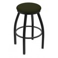thumbnail image 1 of 36 in. 802 Misha Swivel Extra Tall Bar Stool with Black Wrinkle & Canter Pine Seat, 1 of 1