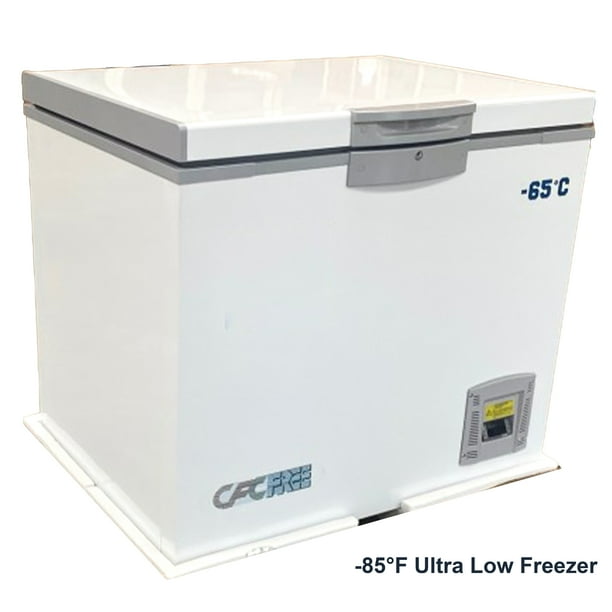 36 in. -85°F Ultra Low Temperature Freezer Top Open Door Refrigerator, 5.6 Cu.Ft. Laboratory sample Storage, Tuna Fish Seafood Freezer 36 in. -85°F Ultra Low Temperature Freezer Top Open Door Refrigerator, 5.6 Cu.Ft. Laboratory sample Storage, Tuna Fish Seafood Freezer