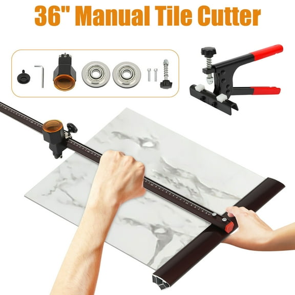 36 in Aluminum Alloy Manual Tile Cutter Hand Tool Ceramic Floor Cutter Precise