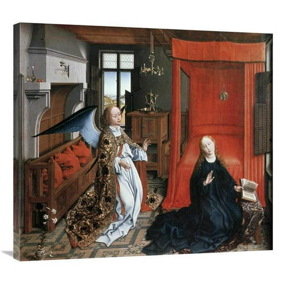 36 in. Annunciation 2 Art Print - Rogier Van Der Weyden