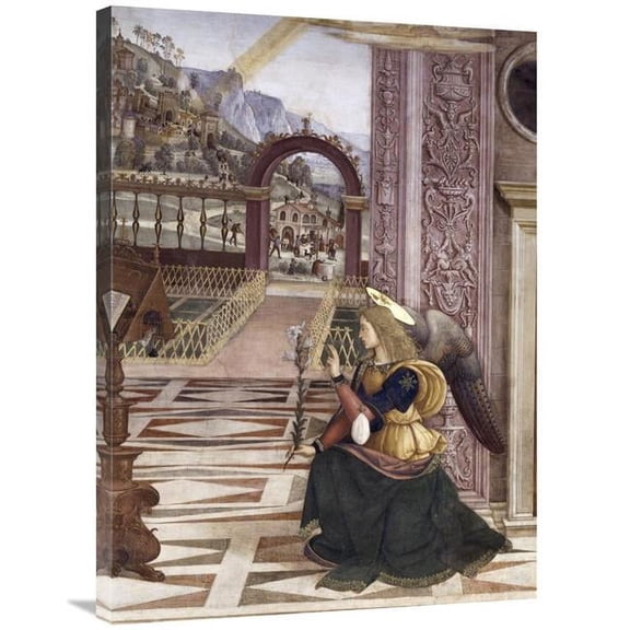 36 in. Annunciation - Detail Art Print - Bernardino Pinturicchio