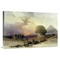 thumbnail image 1 of 36 in. Approach of the Simoom - Desert of Gizeh Art Print - David Roberts, 1 of 1