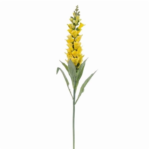 36 in. Artificial Yellow Foxglove Stem