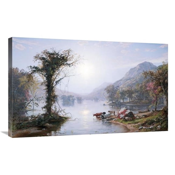 36 in. Autumn Lake Art Print - Jasper Francis Cropsey